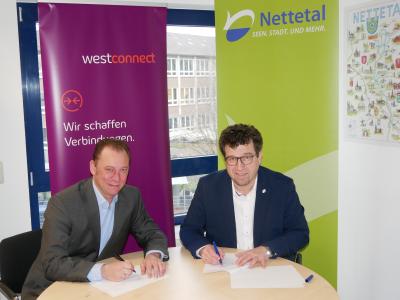 Stadt Nettetal und Westconnect unterzeichnen Kooperationsvertrag zum Breitbandausbau