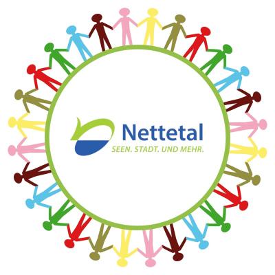 Logo Projektwoche Nettetal ist bunt