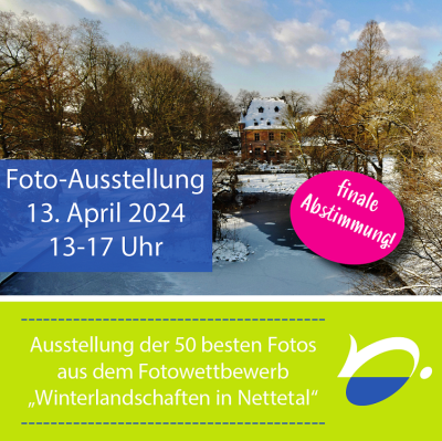 Foto-Ausstellung des zweiten Fotowettbewerbs "Winterlandschaften in Nettetal"