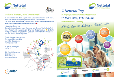 Fit in den Frühling zum 7. Nettetal-Tag Plakat