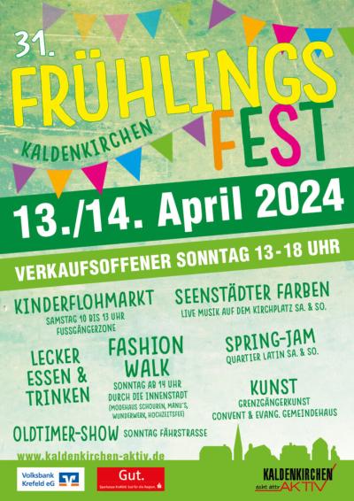 Plakat Frühlingsfest