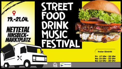 Die Reihe „Streetfood Drink & Music Festival“ kommt nach Nettetal-Hinsbeck