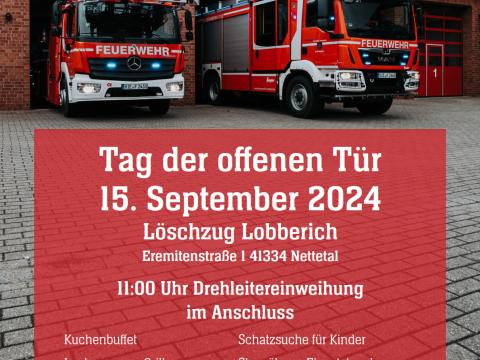 Tag der offenen Tür Freiwillige Feuerwehr Löschzug Lobberich
