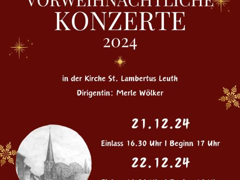 Flyer Weihnachtskonzert Leuth