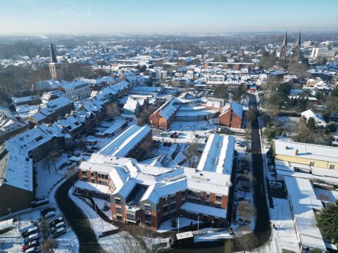 Rathaus Nettetal Winter